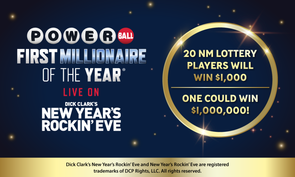 Powerball First Millionaire of the Year NM Lottery