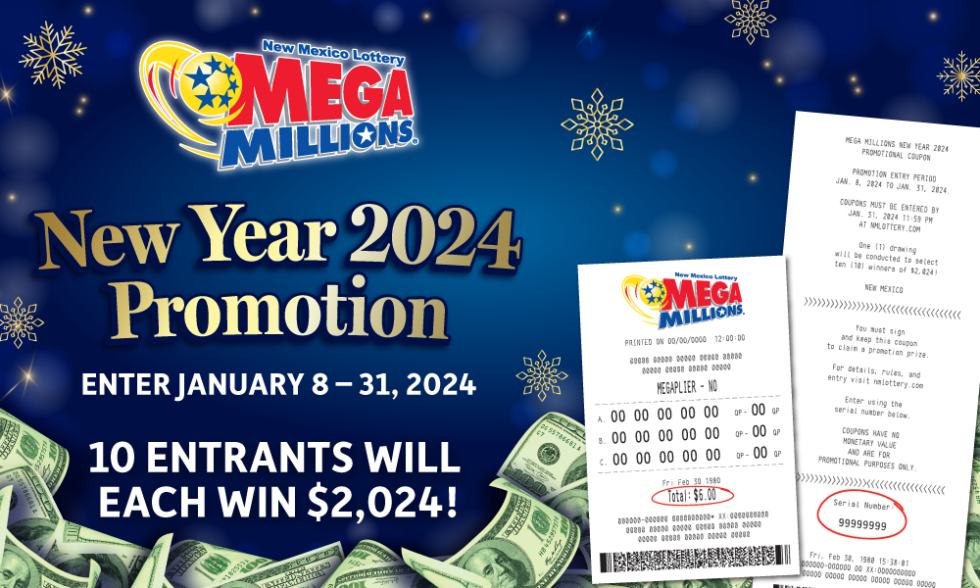 Mega Millions New Year 2025 Promotion NM Lottery